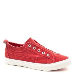 New in Box Corkeys Babalu Red Sneakers Size 11